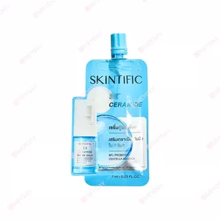 ( แบบซอง ) Skintific Serum Sunscreen สคินทิฟฟิค เซรั่มกันแดด เซรั่มสำหรับผิวหน้า 7ml