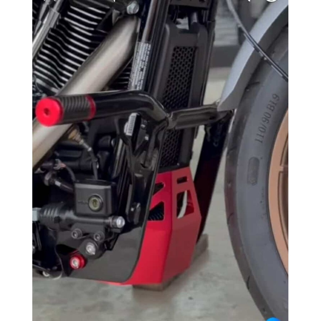 กันล้มหน้ายก LowST,LowS,เหล็กSeamless(ไร้ตะเข็บ),กันล้มแคทบาร์,Crash_Bar,SoftailM8,HarleyDavidson