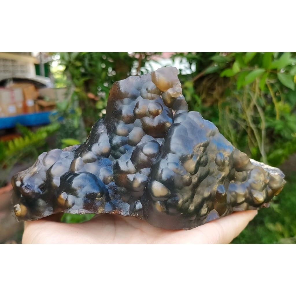 หินโมกุล (หรือแร่เหล็กไหลเพลิง) พระธาตุหินโมกุล  พระธาตุเกศแก้วโมกุล ทรงธรรมชาติ mogul stone