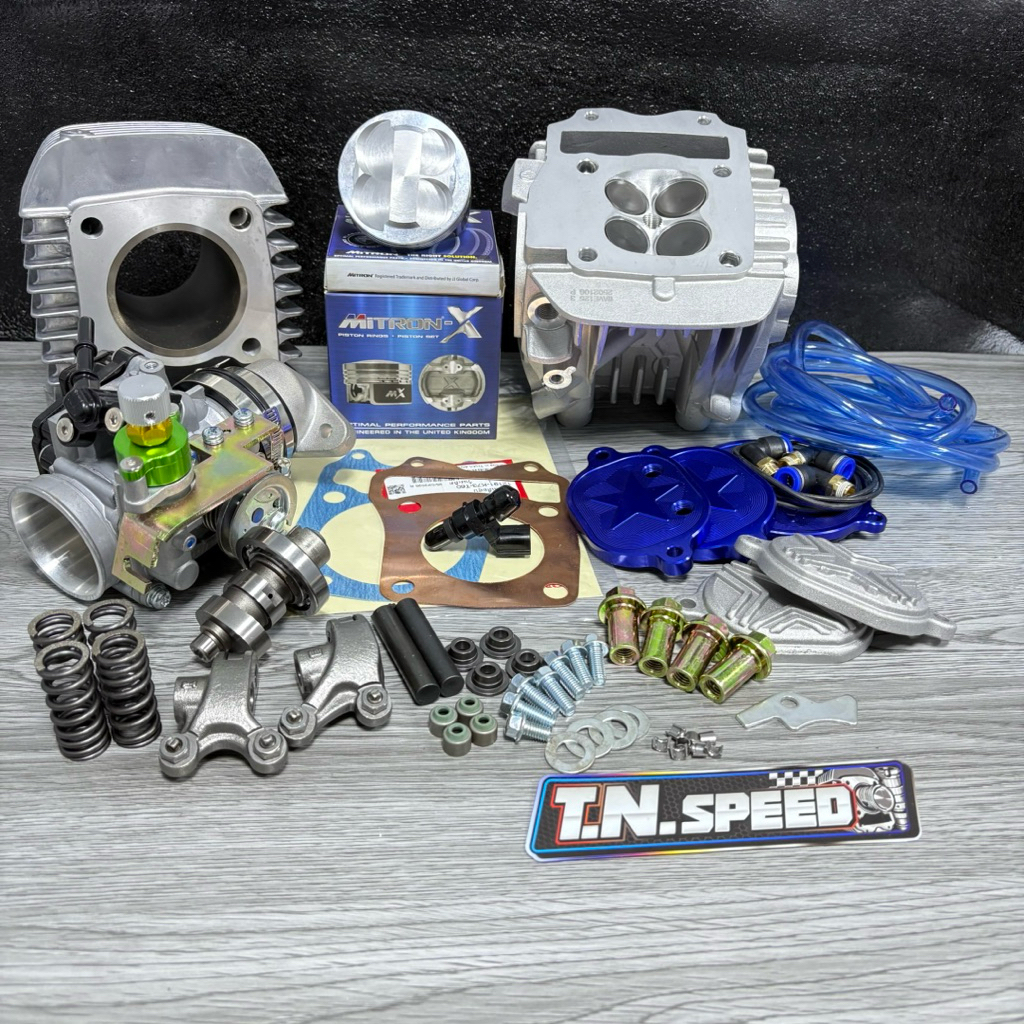 ชุดwave125iวาฬ-LED/Msx  4วาล์ว ลูก MITRON ขนาด 56-67 [พร้อมใช้งาน]