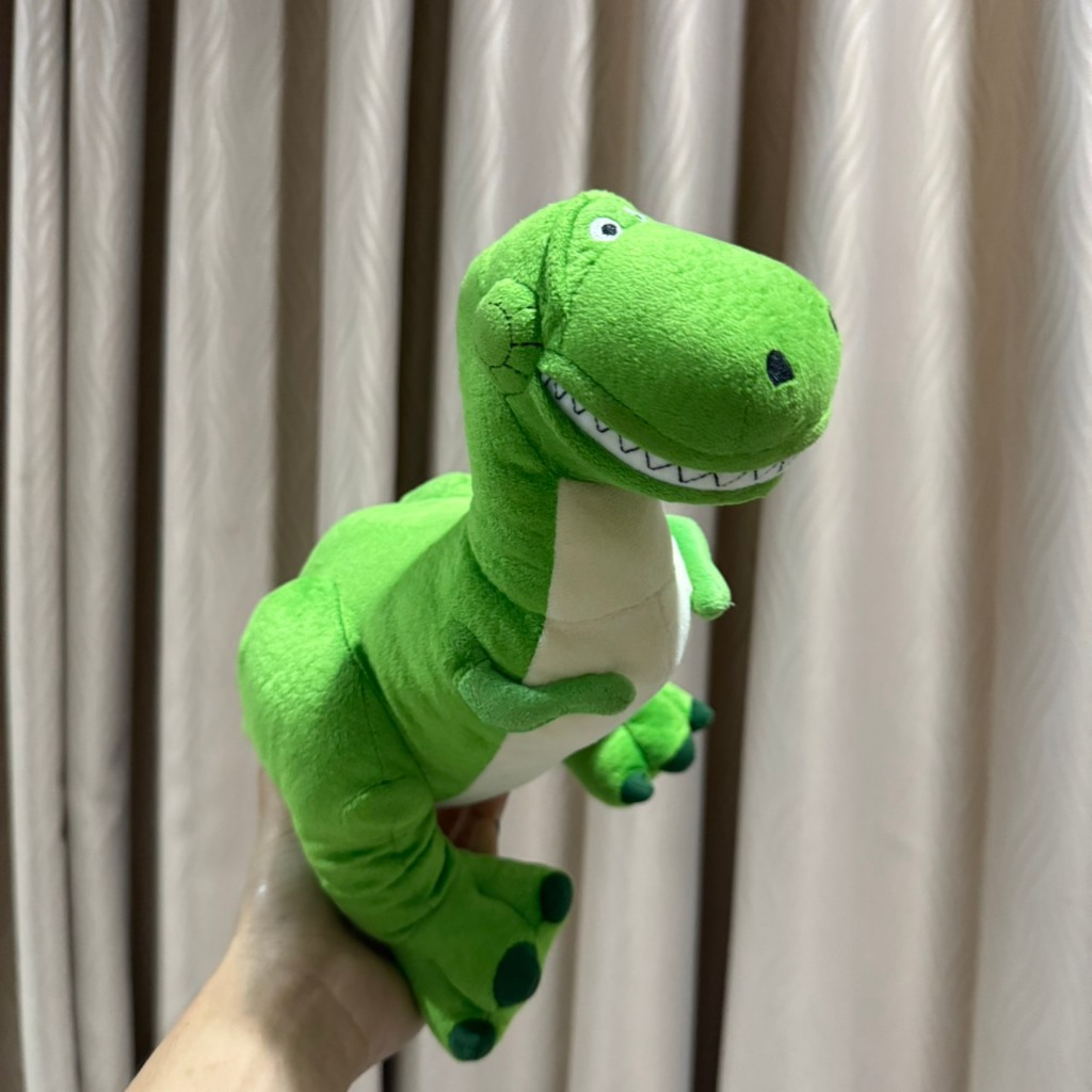 ( USED 🌟 พร้อมส่ง ) ตุ๊กตา ทีเร็ก Disney Pixar Toy Story Rex Green Tyrannosaurus Rex Plush