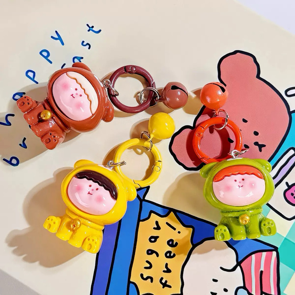 [ส่งไวจากกทม]ตุ๊กตาเรซิ่นรูปเด็กน้อยห้อยมือถือ ตกแต่งโทรศัพท์ สีสันสดใสน่ารัก bonbon cuteshop ราคา ถูกที่สุด ดีลบีเคเค แกลเลอรีภาพที่ 4