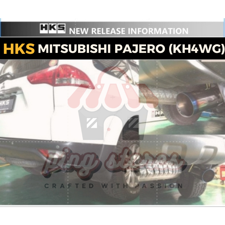 ท่อ HKS Mitsubishi PajeroปลายTita เครื่อง 4D56 4N15037 โฉมเก่า