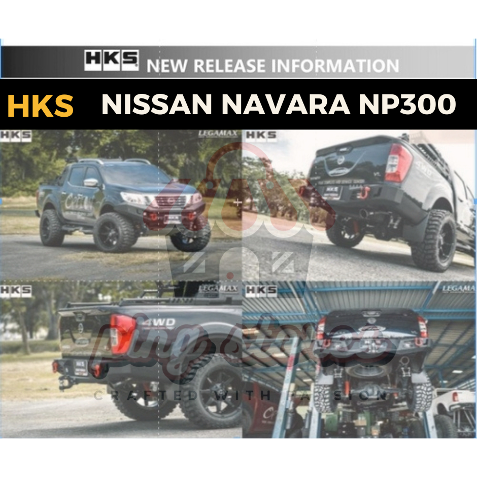 ท่อ HKS Nissan Navara ปลายCarbon เครื่อง YD25DDTI