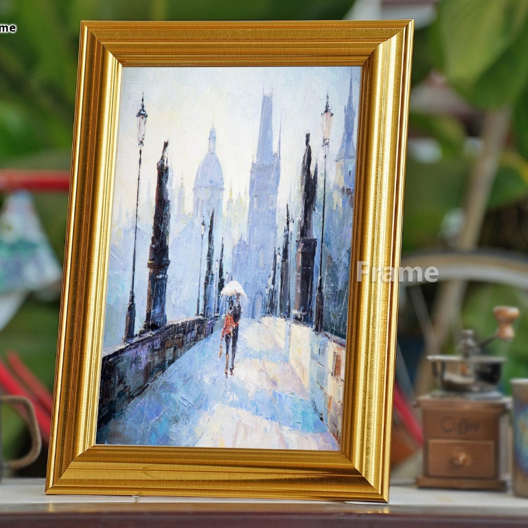 กรอบรูปตกแต่งบ้าน  ขนาด A4 ,8x12”, 8x10”, 6x8”, A5(14.8x21cm) ,5x7",4x6" ,10x12" พร้อมกระจก ฝาหลัง ขาตั้ง หูแขวนผนัง