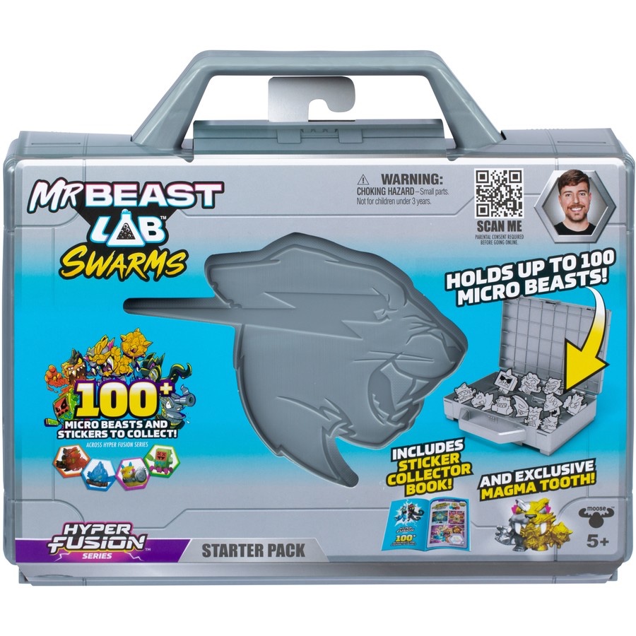 นักสะสมต้องมี MrBeast Lab Swarms Starter Pack กล่องกระเป๋าสะสมตัวบีส จากออสเตรเลีย