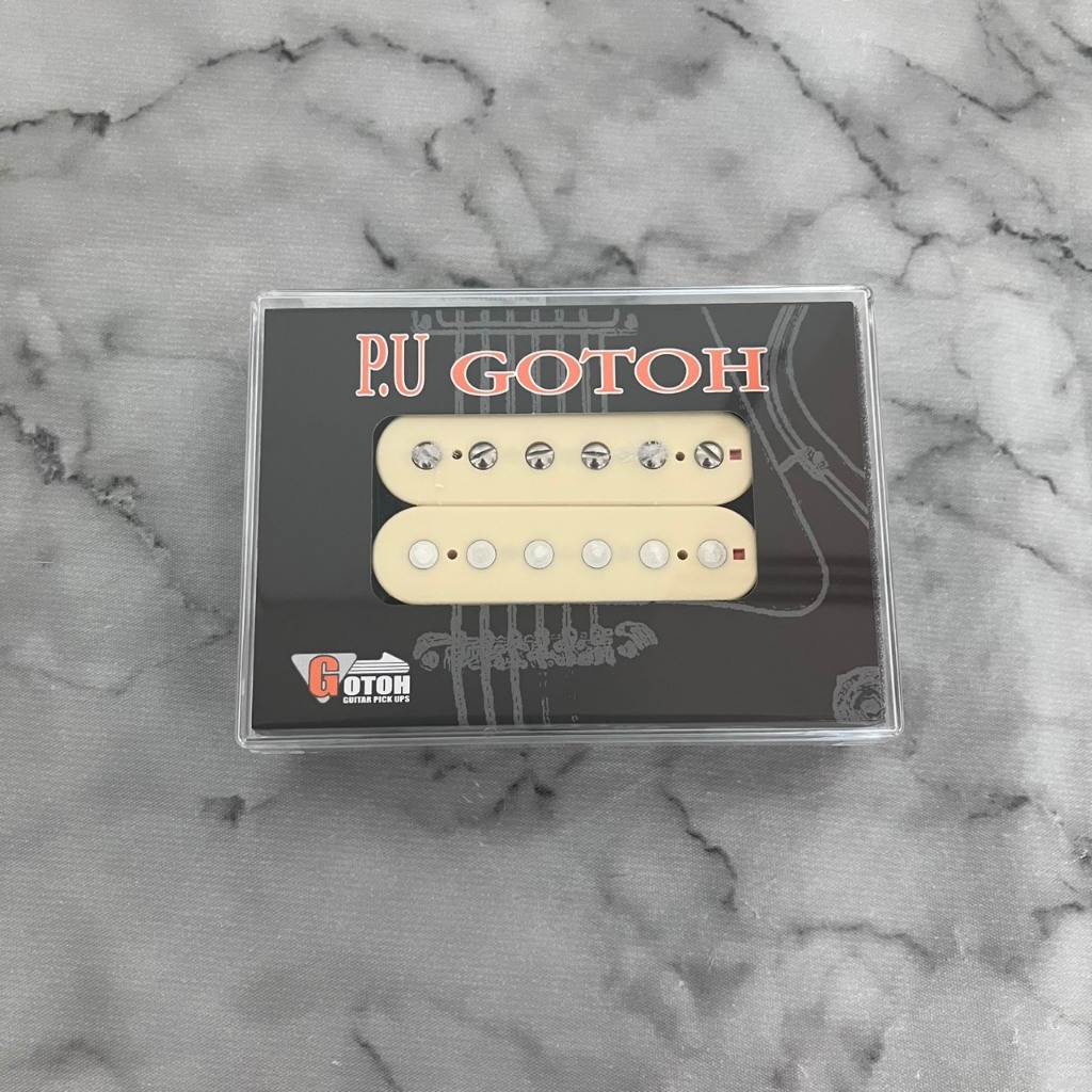 GOTOH Humbucker Pickup - Custom Neck (Front) Cream Color
