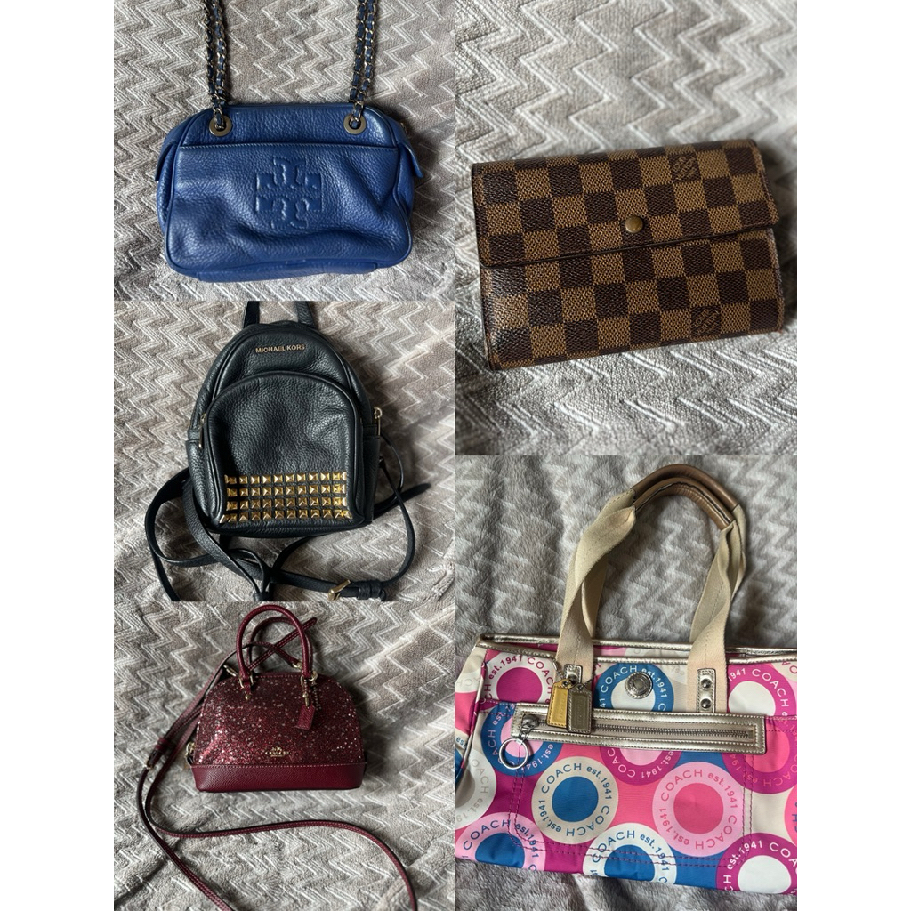 กระเป๋าแบรนด์เนม มือสอง ของแท้ทุกใบ louis vuitton/coach/mk/tory burch