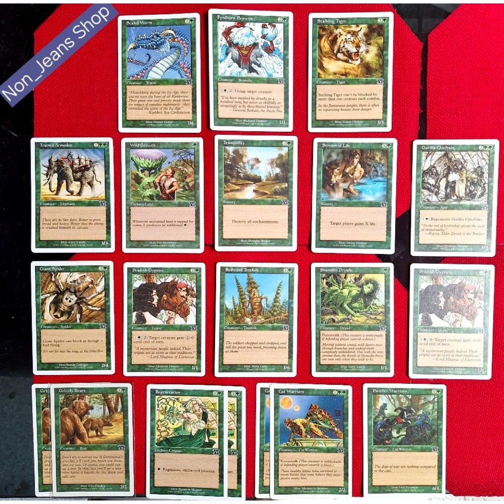 การ์ด Magic the gathering 6th และ 7th edition 🟢Green CARD🟢 ราคาล่าสุด