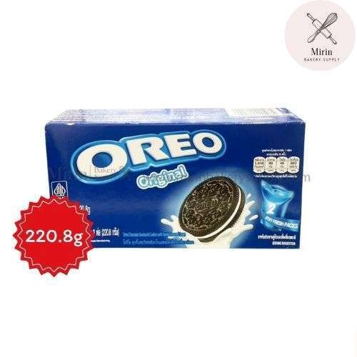OREO คุกกี้แซนวิชรสช็อกโกแลต 220.8g