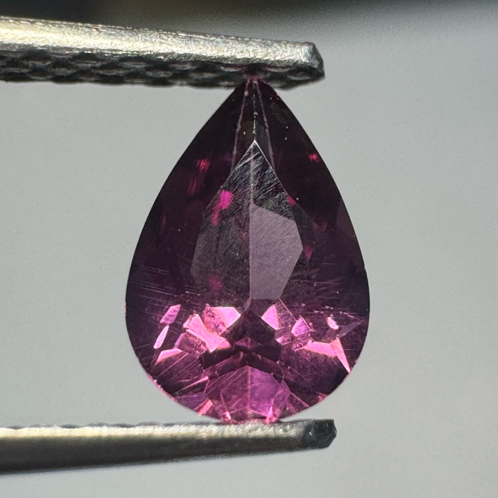 [Real Gem] 5x3 6x4 7x5 mm Pear Oval Rhodolite Garnet Real Natural Live Gemstone