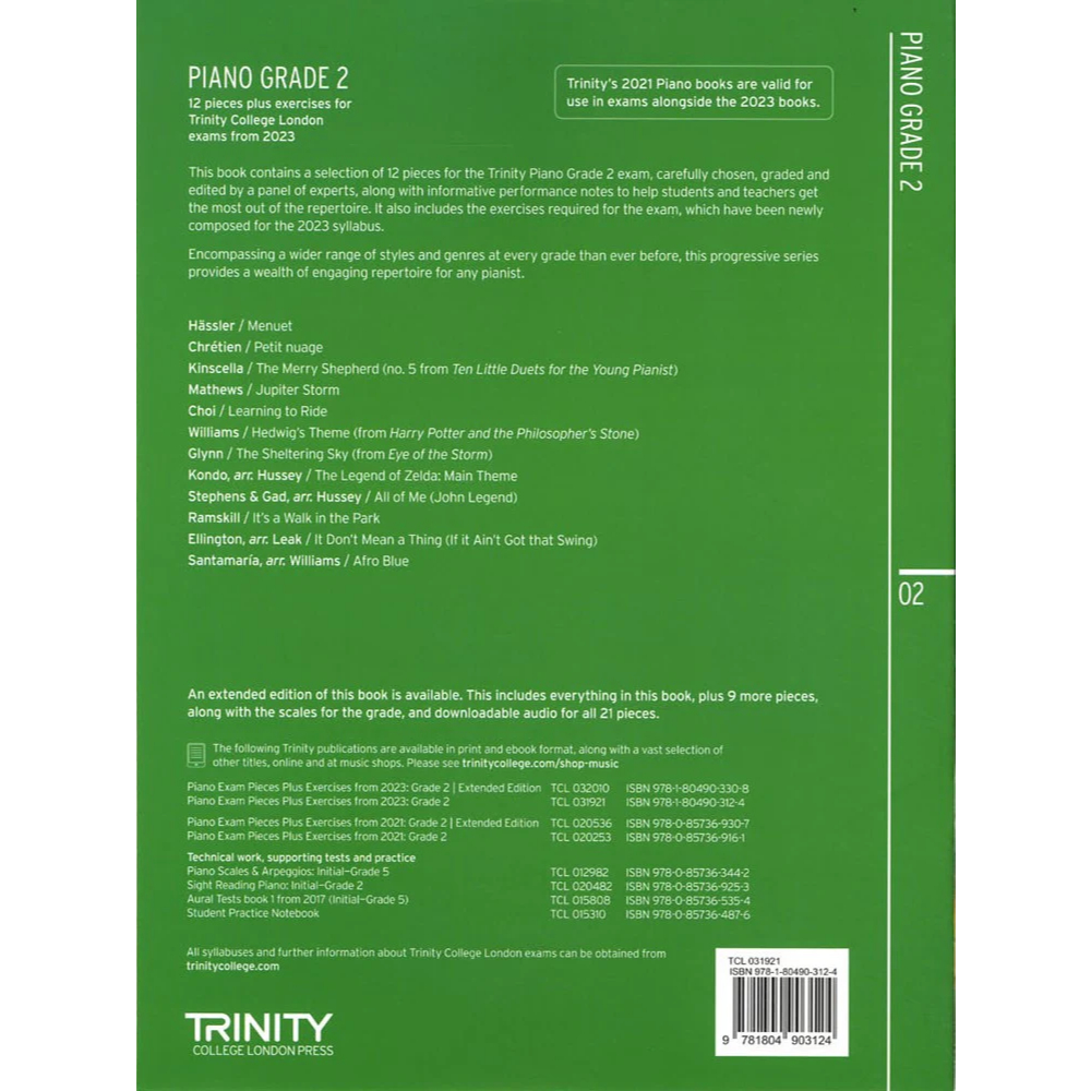 Trinity College London Piano Exam Pieces Plus Exercises รูปที่ 3
