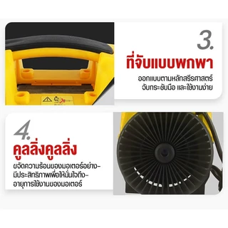 Thaipwr เครื่องฉีดน้ำแรงดันสูง 5600W High Pressure Washer มอเตอร์เหนี่ยวนำดูดน้ำได้ด้วยตัวเอง 600bar ปั้มแรงดันสูงล้างรถ