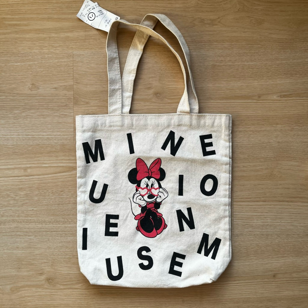 CECIL McBEE🇯🇵กระเป๋าผ้าแคนวาส 12.5นิ้ว สภาพใหม่ มือสองตู้ญี่ปุ่น