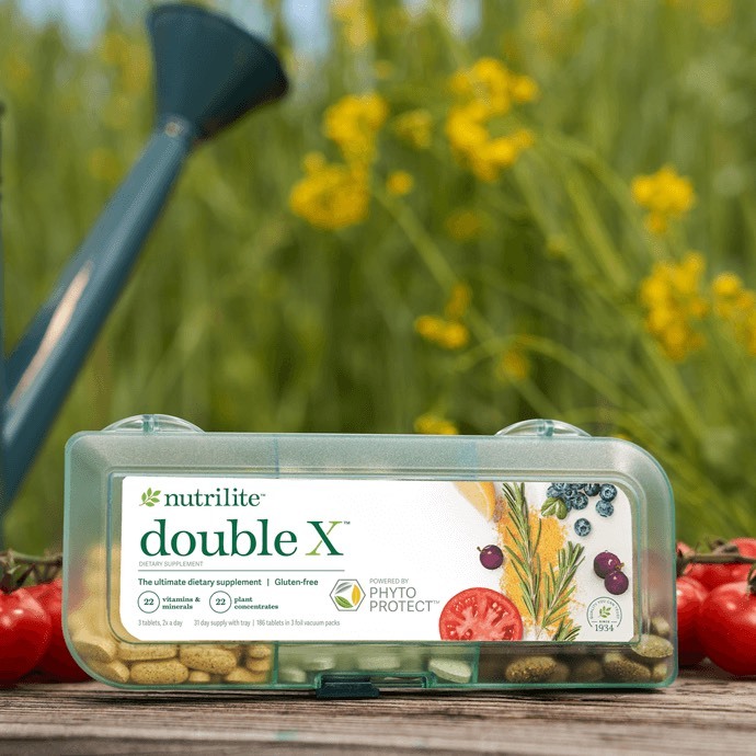 Nutrilite Double X ดับเบิ้ลเอ็กซ์ มัลติวิตามินสูตรเข้มข้น นำเข้าจากอเมริกา ขนาด 186เม็ด 31วัน