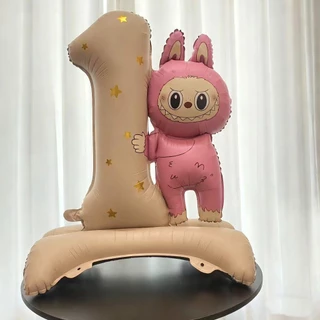 [ส่งด่วน] ลูกโป่งตัวเลข มงกุฎ ตั้งได้ ขนาดใหญ่ 40 นิ้ว