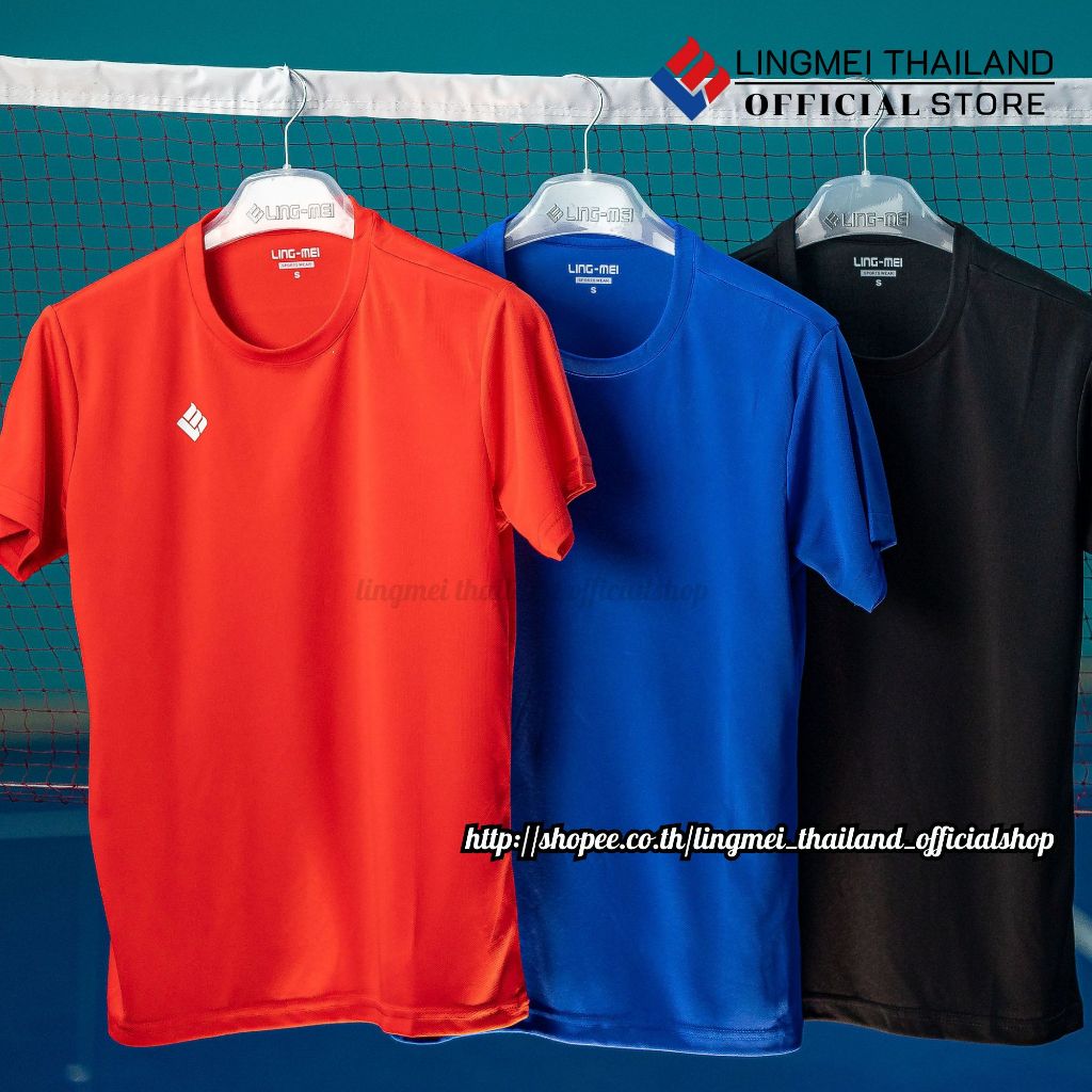 LING-MEI เสื้อกีฬาแบดมินตัน แขนสั้น รุ่น LMTST2025-01