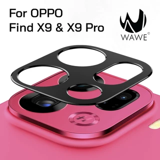 [ส่งจากกทม.] กันรอยเลนส์กล้อง Oppo Find X9/X9s และ Find X9 Pro วัสดุแผ่นอลูมิเนียมสีดำด้านและสีแดง ปกป้องกล้องตัวเทพ