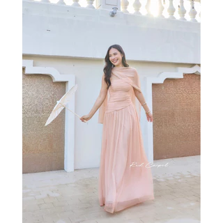 🏷️Red Carpet Maison De Amee Dress ชุดเกาะอก+ผ้าคาดคอ เดรสเกาะอก ชุดออกงาน ชุดเพื่อนเจ้าสาว ราตรี เรียบหรู ไปงานแต่ง