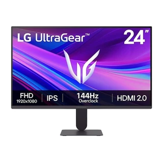 MONITOR (จอมอนิเตอร์) LG ULTRAGEAR 24G411A-B - 23.8 INCH IPS FHD 144Hz OC AMD FREESYNC PREMIUM PRO G-SYNC COMPATIBLE