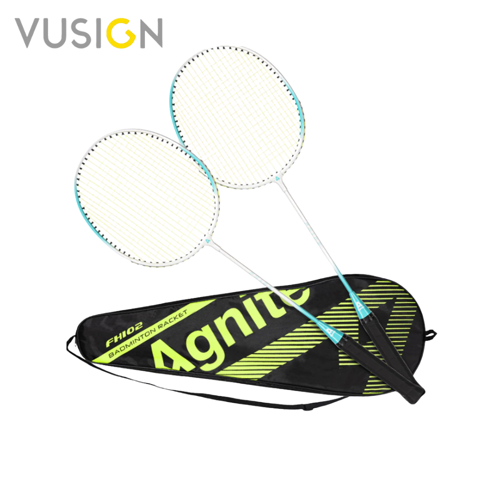 [แถมลูกแบด] Vusign ไม้แบดมินตัน ไม้แบด เส้นเอ็นยืดหยุ่น แข็งแรง ด้ามจับกันลื่น Badminton Racket