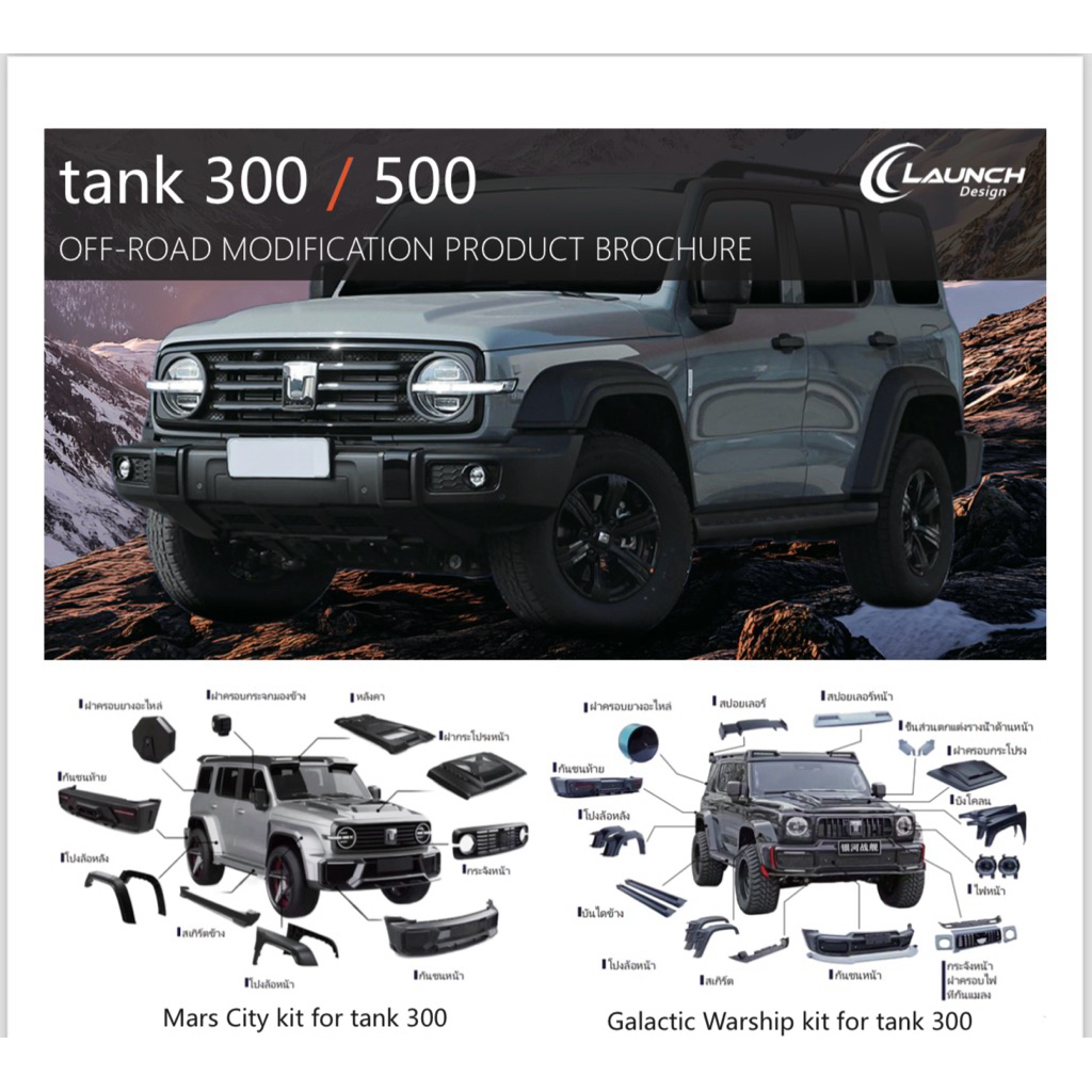 ชุดแต่ง Tank300 Galactic /Marscity