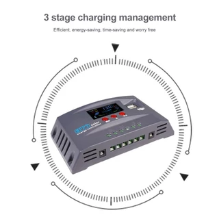 MPPT ชาร์จเจอร์ชาจเจอร์โซล่า รุ่นอัพเกรด 12/24v โซล่าคอนโทรลเลอร์ แผงควบคุมพลังงานแสงอาทิตย์แบบ ชาตเ