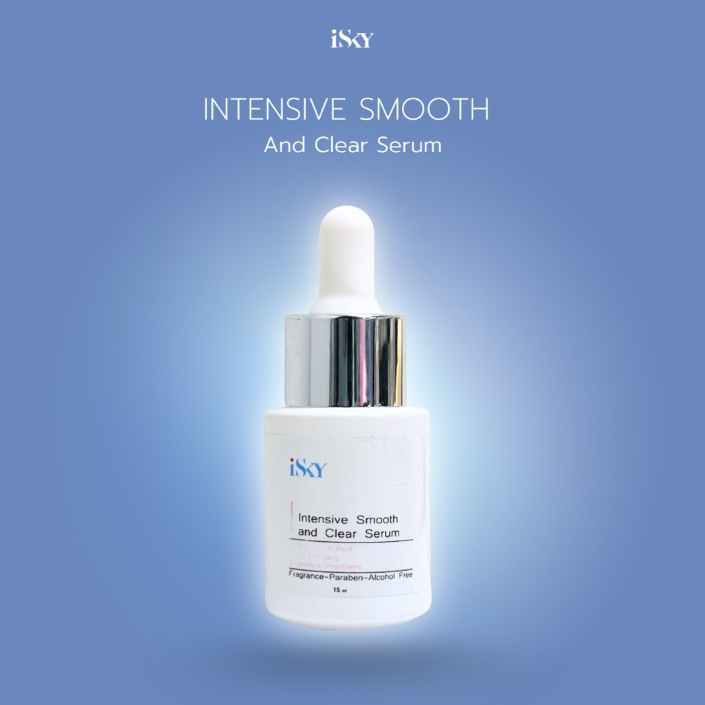 iSKY Intensive Smooth and Clear Serum 15ml. | เซรัม สิว ผิวกระจ่างใส ลดรอยดำ รอยแดงจากสิว ลบเลือนฝ้า จุดด่างดำให้จางลง 1