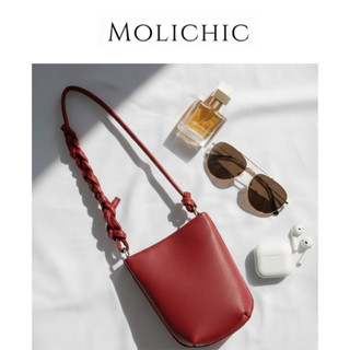 MOLICHIC กระเป๋าสะพายข้างผู้หญิง กระเป๋าแฟชั่น สายถักดีไซน์เ…