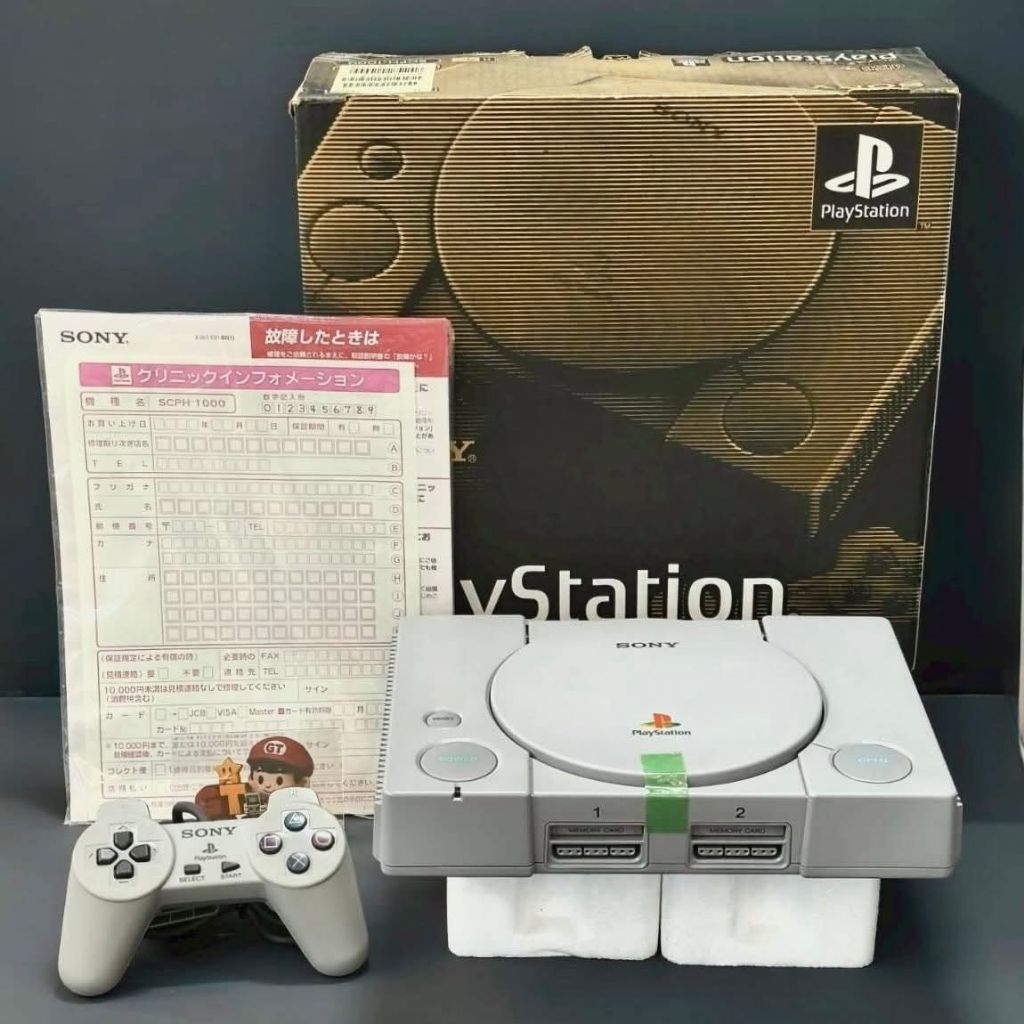Ps1 SCPH-1000 Original Disc 110v. 🔋 (1994) Boxes Japan 🇯🇵