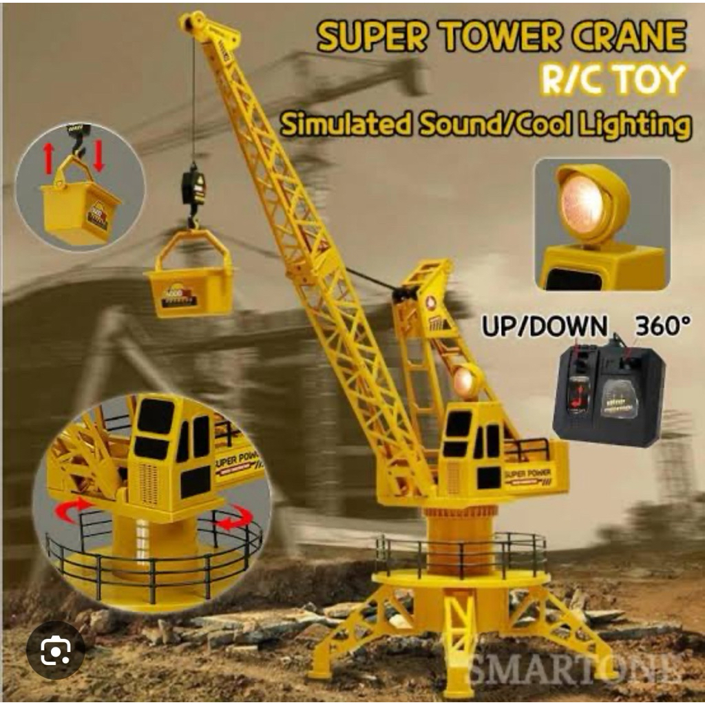 ทาวเวอร์เครนบังคับวิทยุ (Tower Crane) งานมือสอง