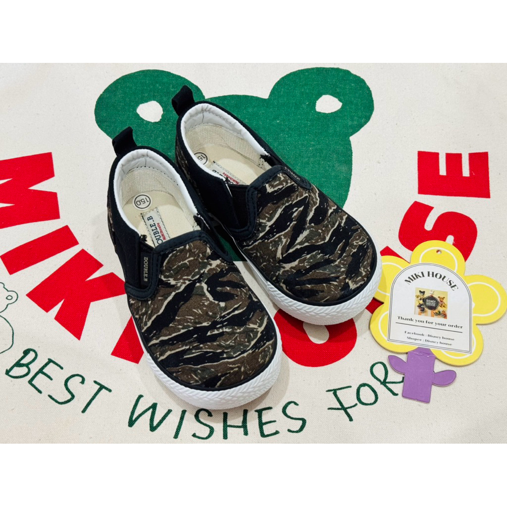 รองเท้า 🇯🇵Miki house (Double B)🇯🇵Sz.15cm มือสอง(ไม่มีกล่อง)พร้อมส่ง