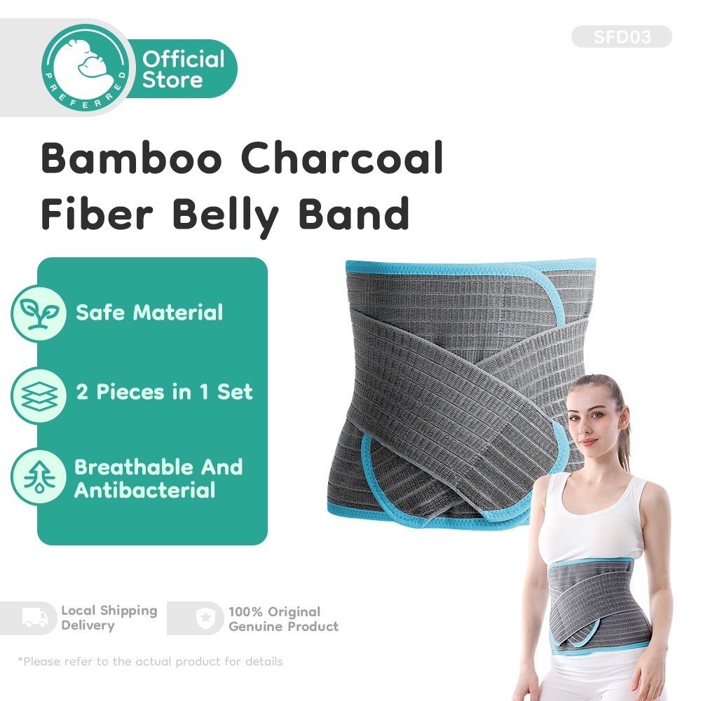 Preferred 2in1 คอร์เซ็ท เข็มขัดรัดหน้าท้อง หลังคลอด ผ้ารัดหน้าท้องหลังคลอด บรรเท