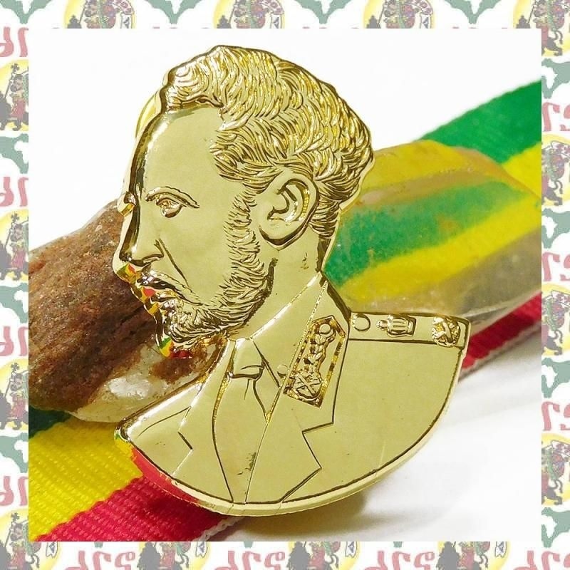 Ethiopian King [drs] 2D/3D Pins Badge Pin Badge, Enamel Pin, Lapel Pin, Insignia Pin, Pin Badge