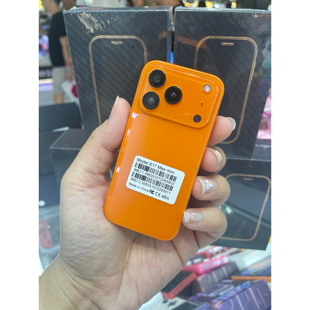 มือถือจิ๋วรุ่นฮิต S17 Max Mini ขนาดจอ 3.75“ มีปุ่มชัตเตอร์ด้านข้าง ใส่ได้ 2 ซิม แรม 4 แรม 64GB รองรับ 5G - รูปที่ 7