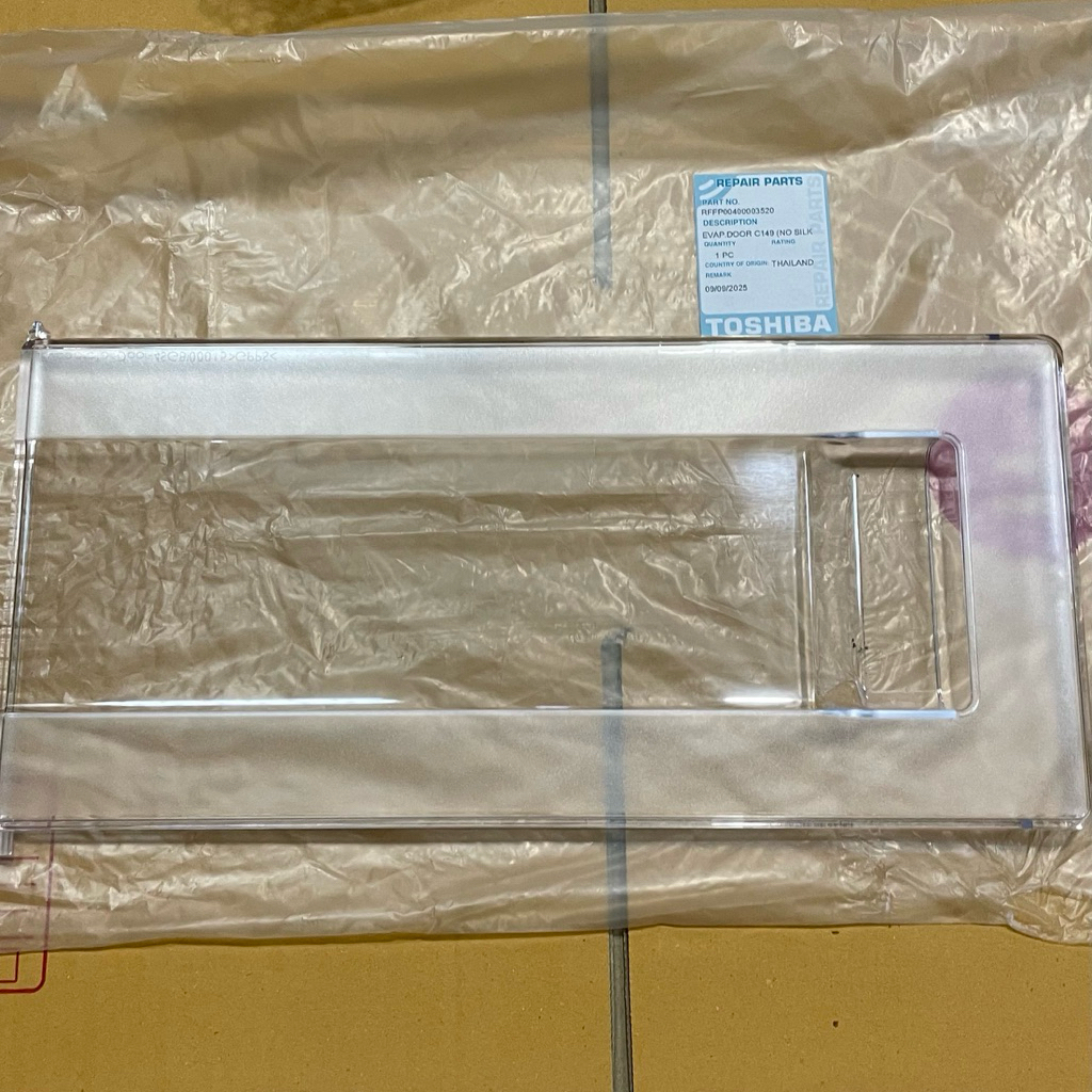 TOSHIBA ฝาปิดช่องฟิตตู้เย็น ยี่ห้อโตชิบา (RFFP00400003520) ใช้กับรุ่น GR-D149 GR-C149 เท่านั้น