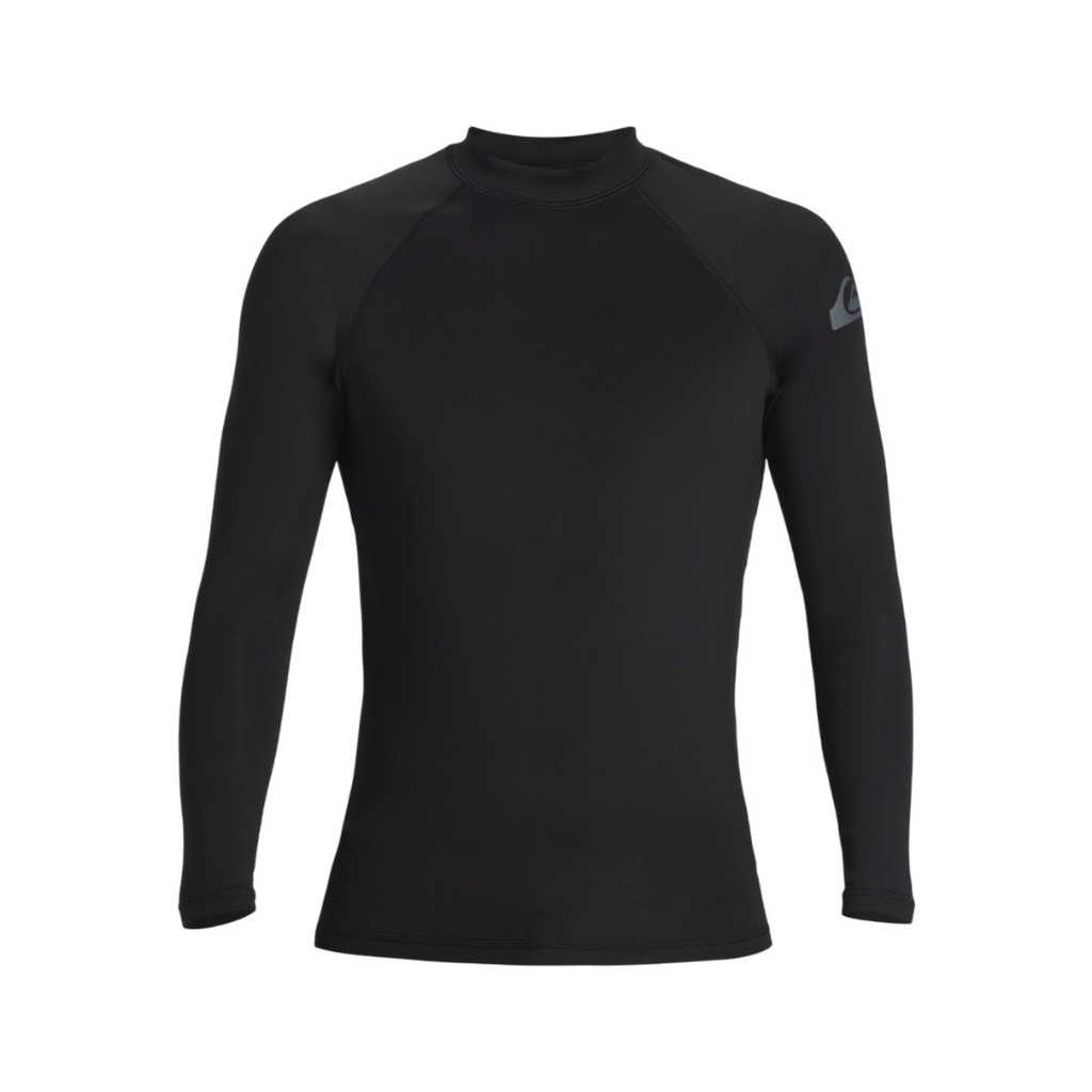 QUIKSILVER เสื้อว่ายน้ำผู้ชาย Mens Heat Long Sleeve Rashguard-Black 261 UQYWR03171-KVJ0