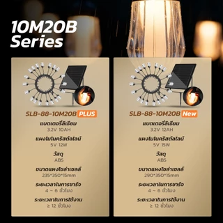 MODI ไฟห้อยระย้าโซล่าเซลล์ แสงเหลือง ไฟประดับ เปิดปิดอัตโนมัติ โซล่าเซลล์ คริสมาส solar light