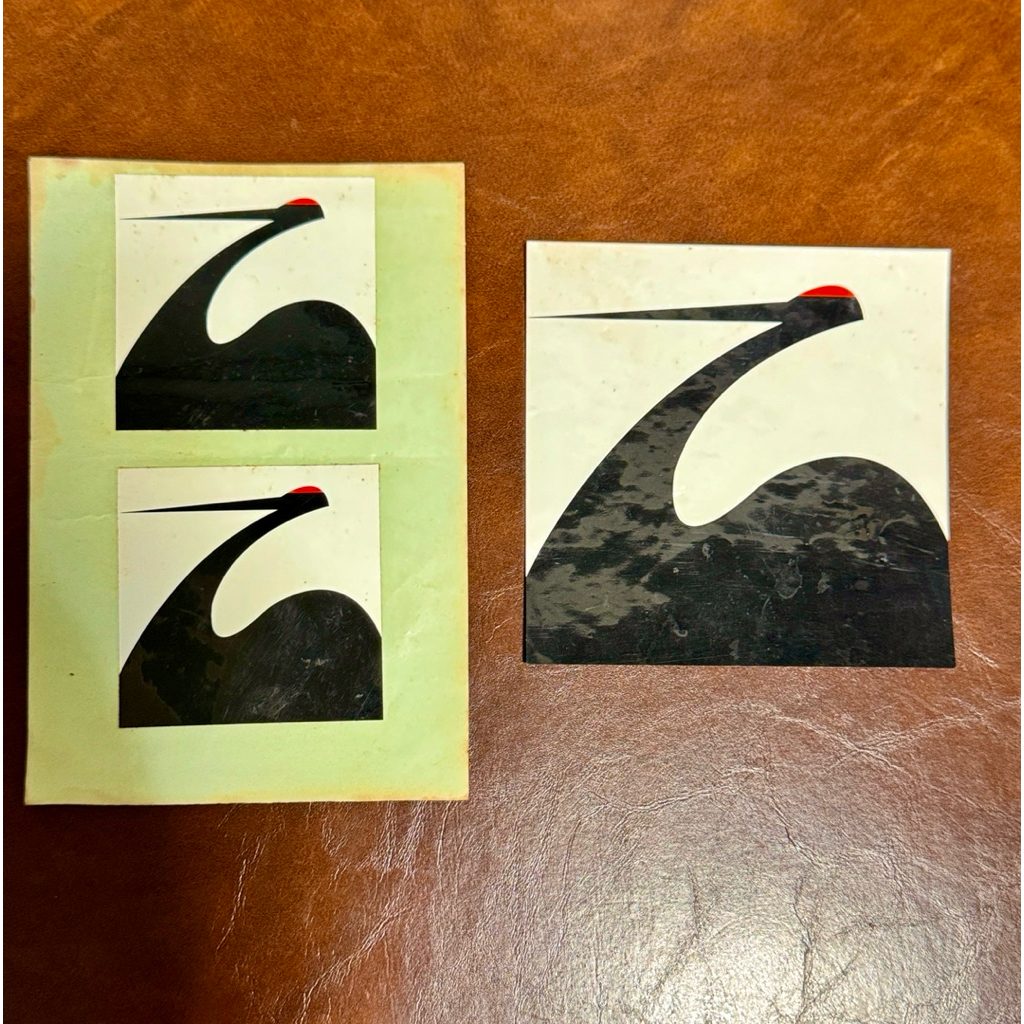 spoon sports สติ๊กเกอร์นกกระเรียน( แต่งSPOON )