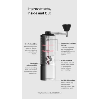 TIMEMORE OFFICIAL C5 Pro Manual Coffee Grinder เครื่องบดกาแฟมือหมุน เครื่องบดกาแฟ ประกัน 1ปี
