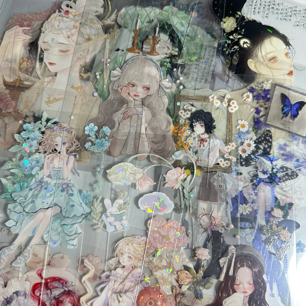 (2)สติ๊กเกอร์จีน sticker (แบ่งขายต่อชิ้น)