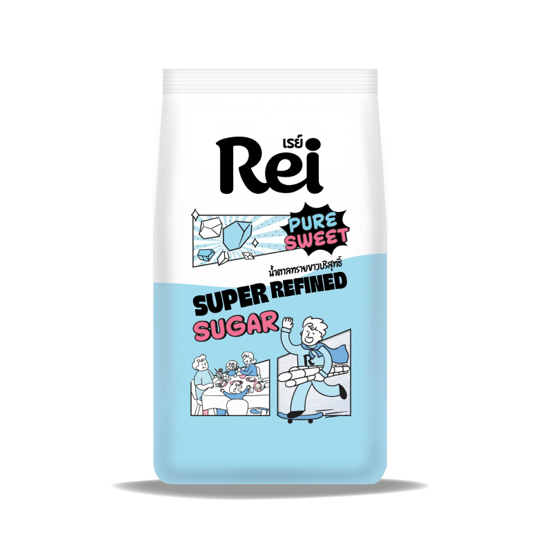 Rei น้ำตาลทรายขาวบริสุทธิ์ 1 กิโลกรัม หยกออนไลน์