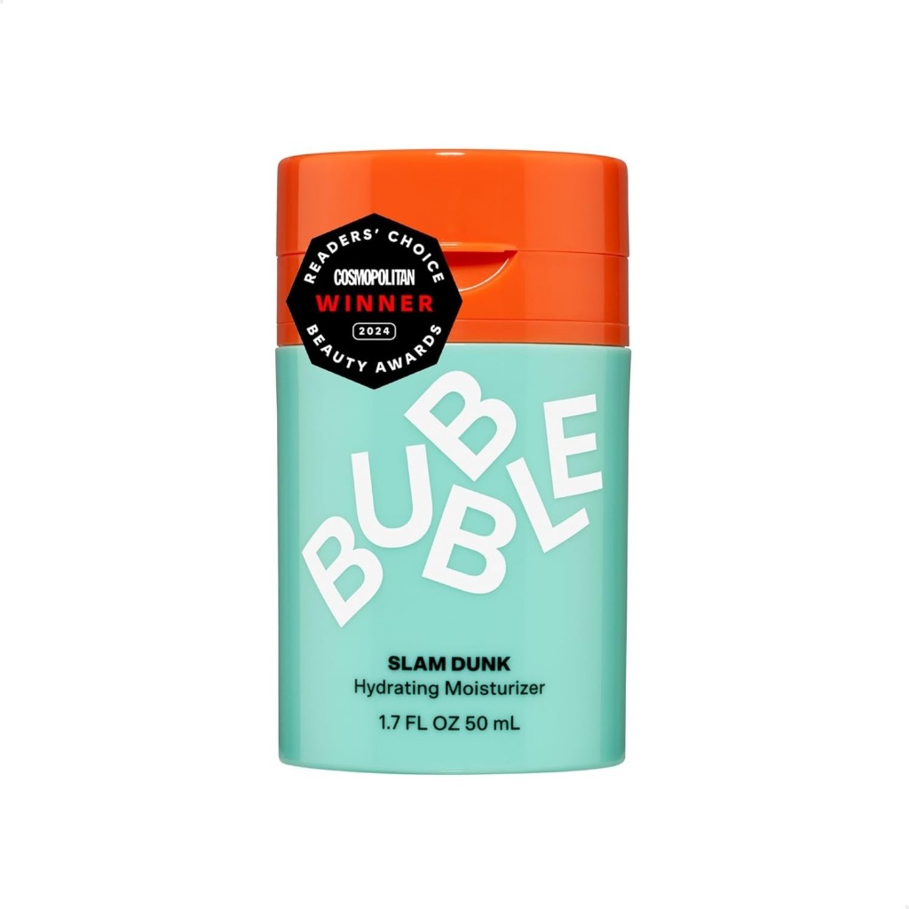 Bubble Skincare Slam Dunk Hydrating Face Moisturizer, for Normal to Dry Skin, 1.7 fl oz/ 50mL⭐️⭐️⭐️
