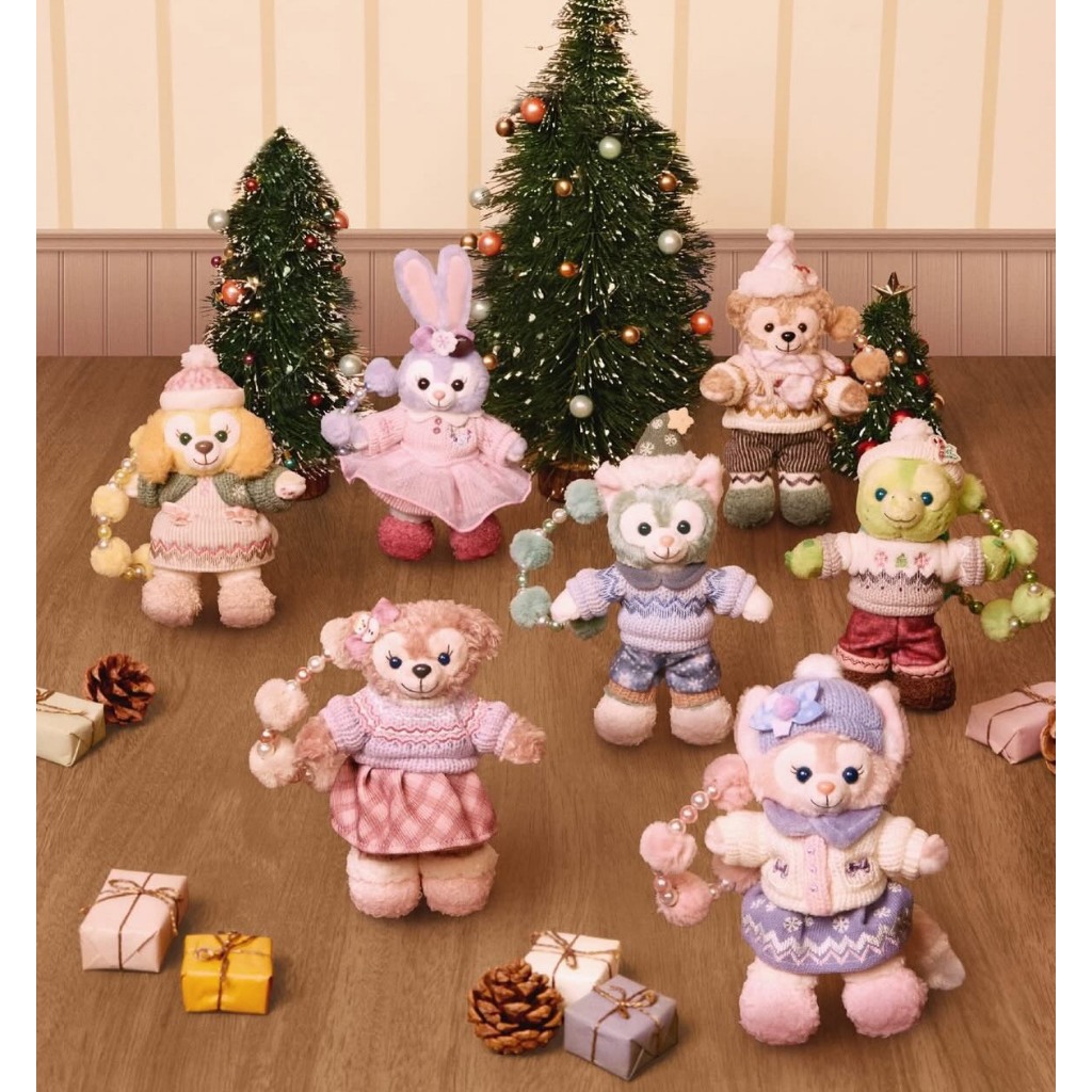 Disney Duffy and Friends / ดัฟฟี่ แอนด์ เฟรนด์ ตุ๊กตา พวงกุญแจ Winter Collection ของแท้ จาก ดิสนี่ฮ่องกง ดิสนี่แลนด์