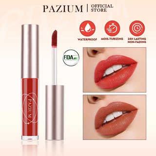 PAZIUM FDA ลิปสติก ลิปกลอส Lipsticks ลิปจูบไม่หลุด ปากไม่แห้ง กันน้ำ ติดทนนาน พกพาง่าย 3.5g 5สี