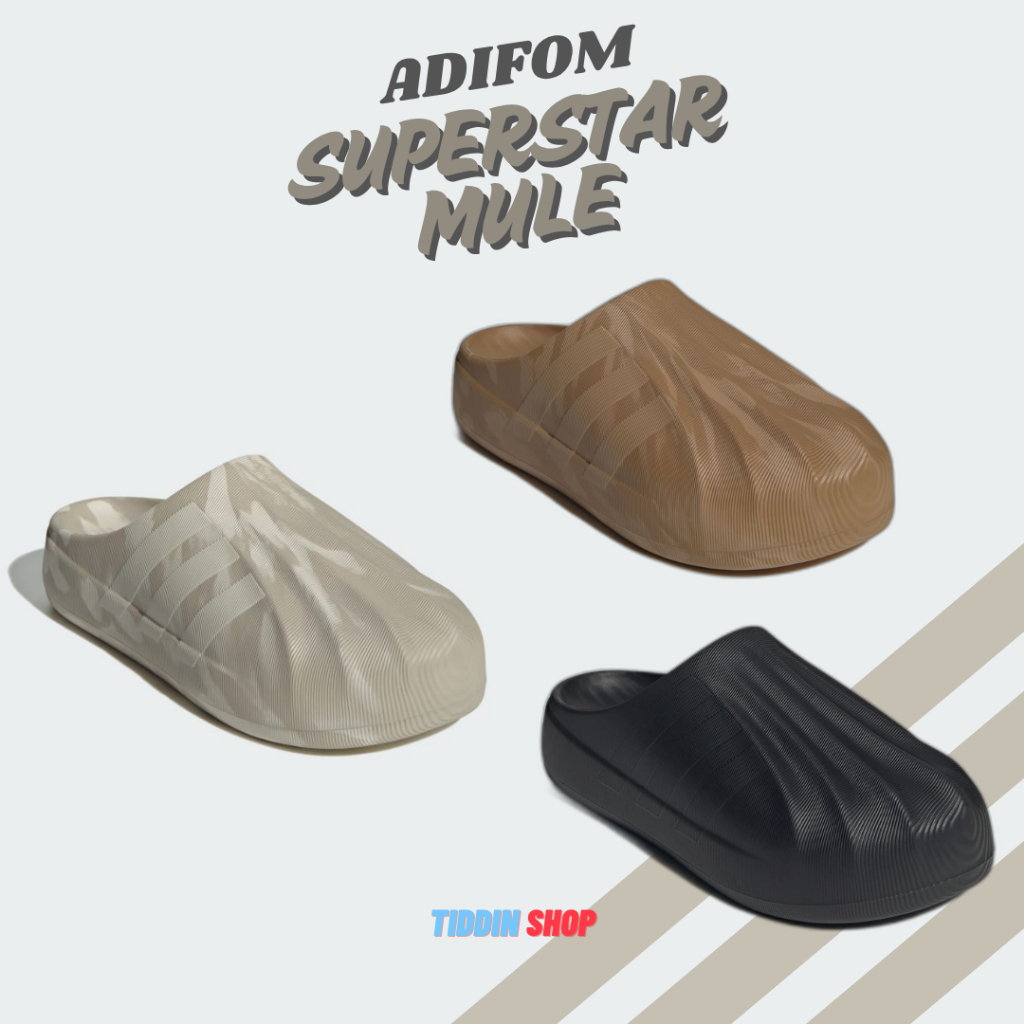 รองเท้าผู้ชาย ADIDAS ADIFOM SUPERSTAR MULE LOW [ลิขสิทธ์แท้ Adidas ป้ายไทย] [รหัส: IE9083 / IH7787 / IE9084 ]