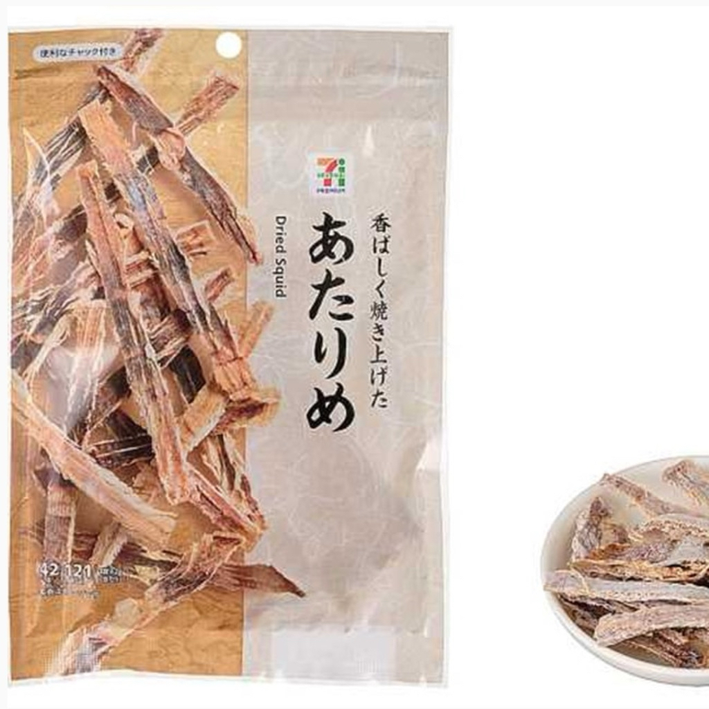 Dried Squid(あたりめ - Atarime) ปลาหมึก แห้ง ตราเซเว่น พรีเมียม (SEVENA PREMIUM) ซึ่งเป็นของว่างยอดนิยมใ