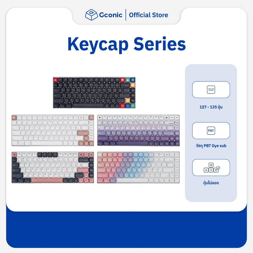 The New Low Profile Keycap Series