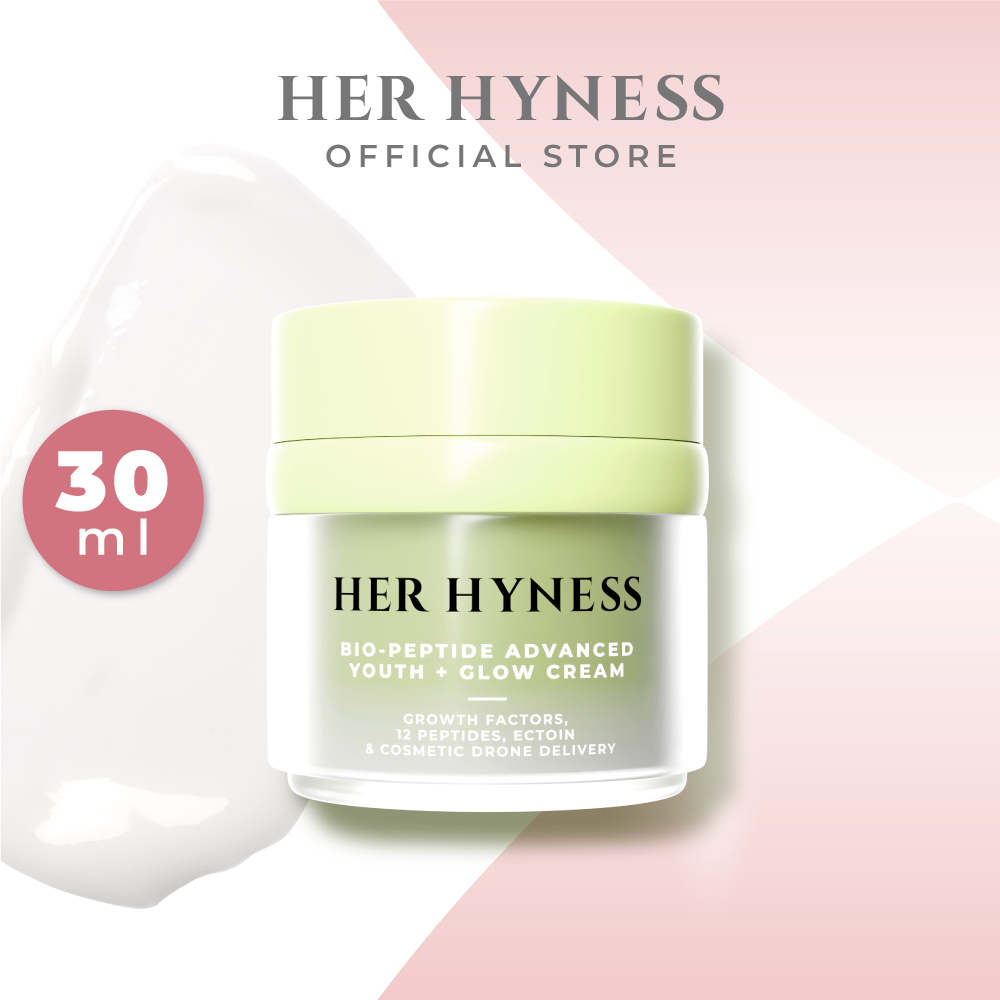 HER HYNESS BIO-PEPTIDE ADVANCED YOUTH + GLOW CREAM  30ML ไบโอเปปไทด์ ครีม 30มล.