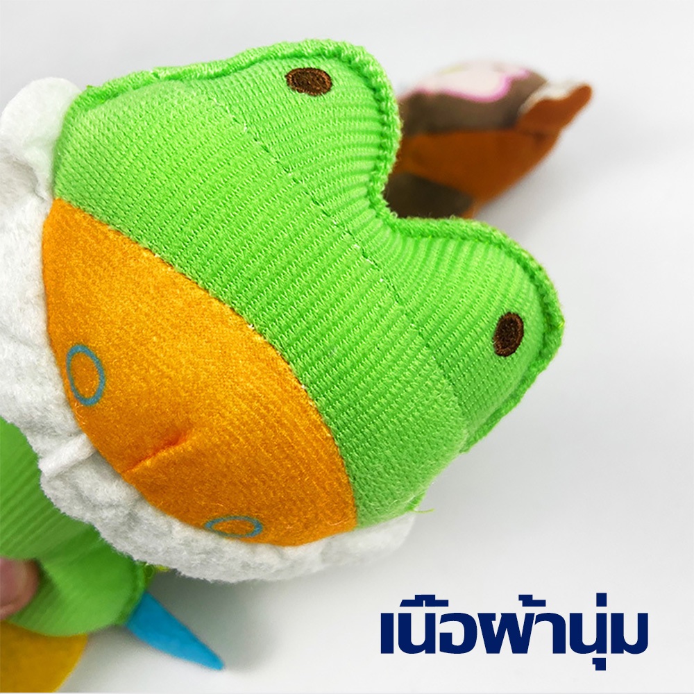 ตุ๊กตา มือจับ รูปสัตว์ ของเล่นเด็กอ่อน เสริมพัฒนาการ บีบมีเสียง วัสดุปลอดภัยต่อเด็ก - รูปที่ 5